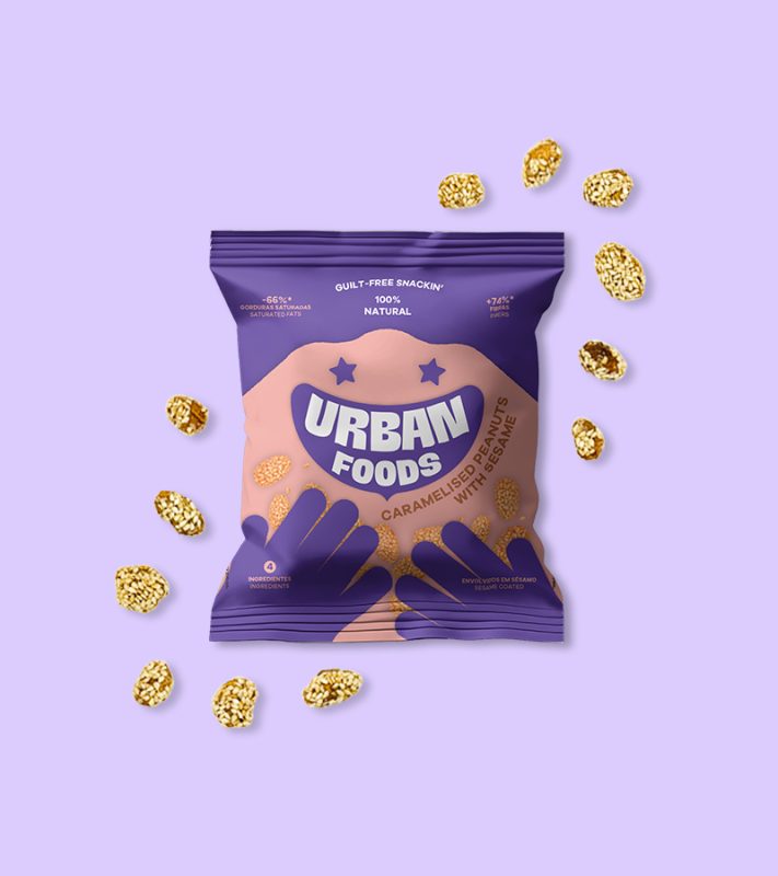 Caramelised Peanuts With Sesame