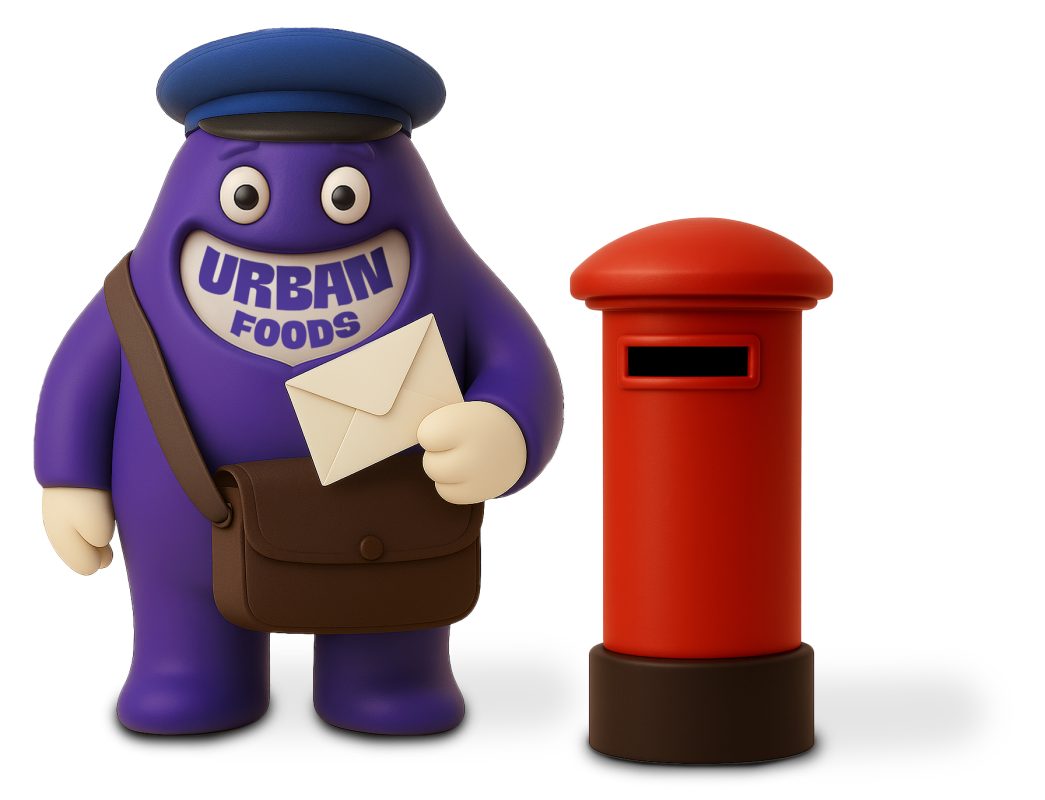 Urbo Mascote Carteiro - Formulário Contacto - Desktop